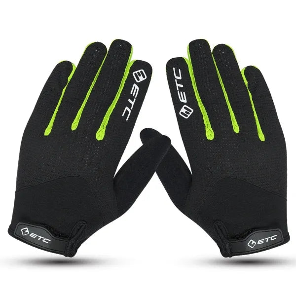 Yellow best sale bike gloves